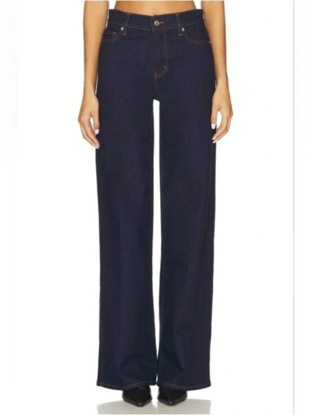 Frame Le Slim Palazzo Long Jeans